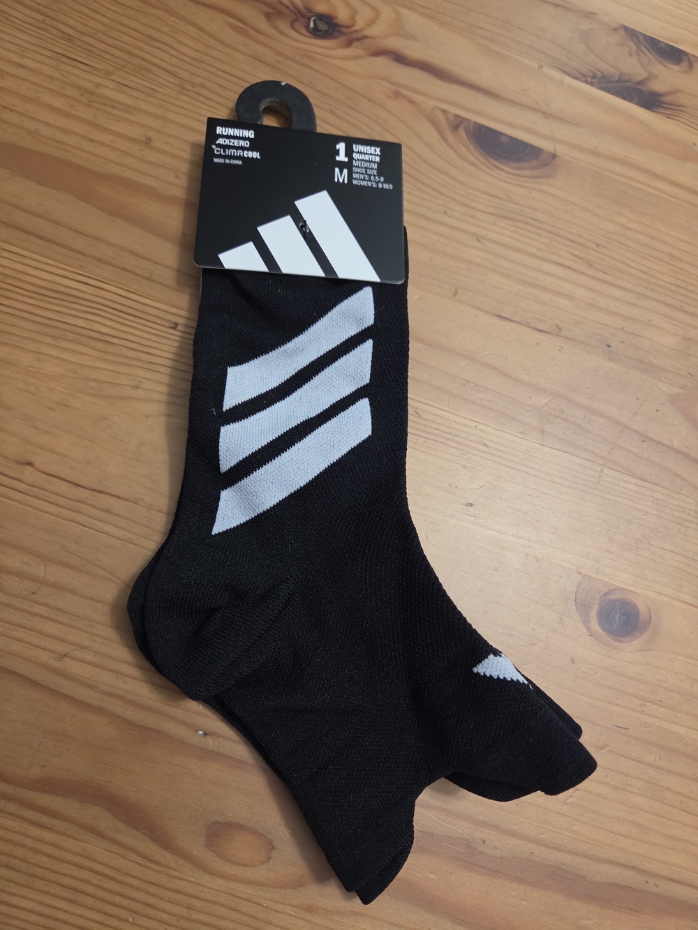 Adidas Adizero Climacool Men’s  Performance Running Socks - Medium